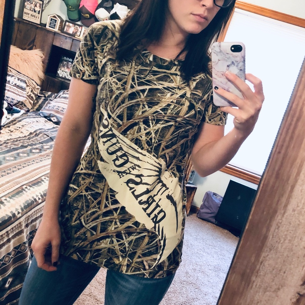 Girls with Guns Camo Shirt